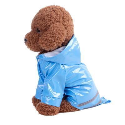 China Viable Custom Dog Raincoat Waterproof Dog Raincoat With Reflective Designers Luxury Raincoat Clothes For Dogs for sale