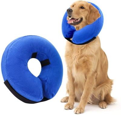 China 2021 Wholesale Comfy Inflatable Dog Surgery Collar Dog Padded Inflatable Recovery Collar for sale