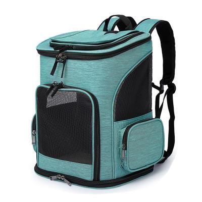 China Breathable Cat And Dog Pet Box Dog Carrier Travel Backpack Foldable Pet Supplies Cat Backpack for sale