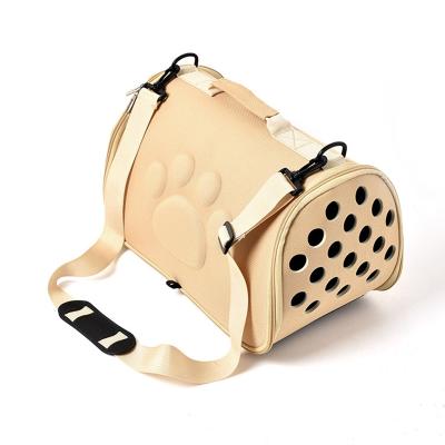 China Breathable Pet EVA Carrier Bag Foldable Cat Backpack Handbag With Shoulder Strap Breathable Dog Care Bags for sale