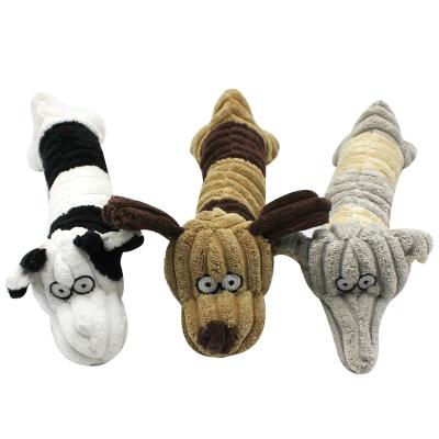 China Viable Manufacturer Pig Dog Duck Dog Toothbrush Chew Toy Stuffed Plush Dog Custom Squeaky Toy for sale