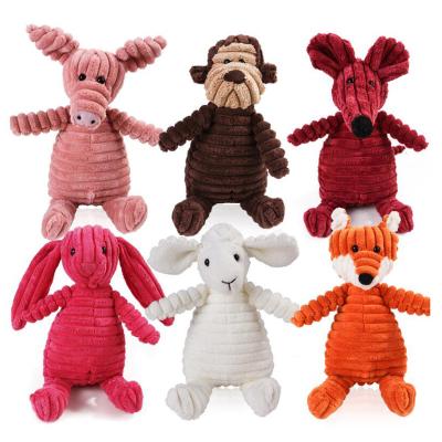 China Wholesale Custom Viable Squeaky Rope Interactive Plush Pet Toys Dog Chew Toy Set for sale