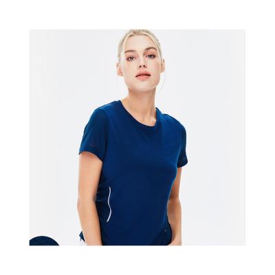 China Wholesale Price New Design SN Women's New Design Women's Short Sleeve Merino Wool T-shirt Women Sportswear Fitness for sale