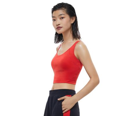 China Other Good Return SN Sale Price Merino Wool Cross Sports Bra High Quality Adjustable Ladies Sports Bra for sale