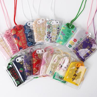 China Global Custom Fortune Security Rich Sachet Bag Pendant Omamori Key Chains Present Family Gifts for sale