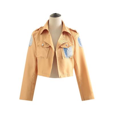 China Global Japanese Anime Attack on Titan The Investigation Corps Levi Uniform COS Animation Jacket for sale