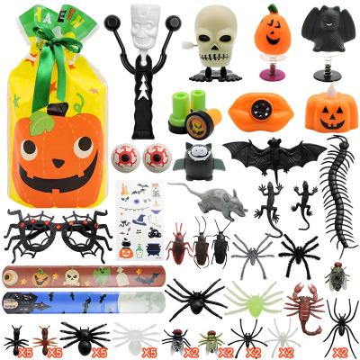 China Little Halloween Toy Kids Pumpkin Ghost Skull Decoration Elk Snowman Elk Christmas Decompression Set Funny for sale