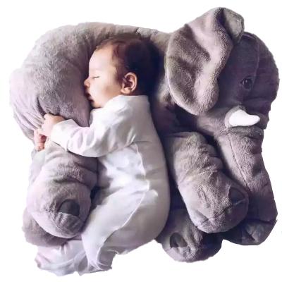 China Cozy Elephant Plush , Warm Custom Sala Stuffed Pillow Baby Soft Elephant Stuffed Pillow Plush Animal Toys for sale