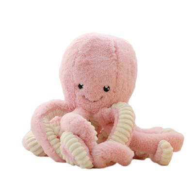 China Cheap Soft Stuffed Christmas Squid Plush Toys Eco-Friendly Plush Pillow High Quality Soft Custom Dolls for sale