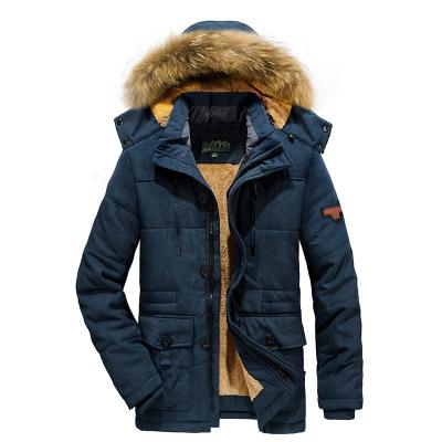 China Windproof jaket pria men padded jacket winter overcoat plus size winter coat mens parkas winter coats for men for sale