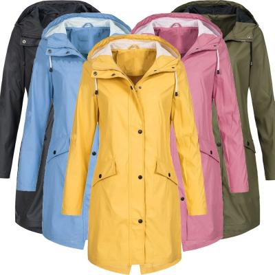 China Long coats windproof coat women winter and long autumn coat for women jackets anorak outdoor jacket for woman for sale