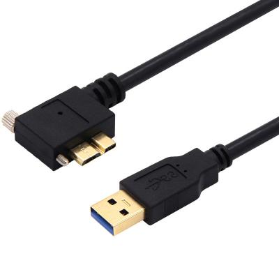 中国 産業カメラUsb3の視野は二重ねじロックを持つ2mのマイクロBの男性をケーブルで通信する 販売のため