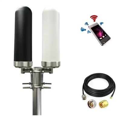 China 12dBi LTE 4G Antenna 698-2700MHz 25CM ABS N Female VSWR ≤1.5 For 5G for sale