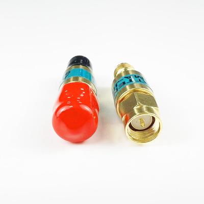 China 2W DC-6GHz SMA Male to SMA Female Coaxial RF Attenuator 1/2/3/5/6/10/15/30db Attenuator SMA Fixed Connectors Gold Plate for sale