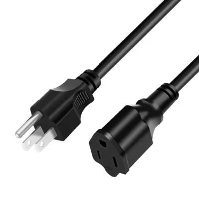 China 3 pin stroomkabels verlengkabels ac kabel met stekker Te koop