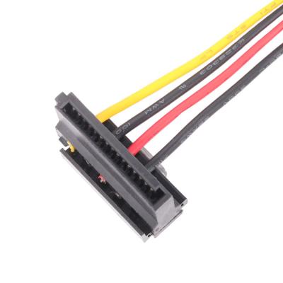 China SATA Custom Cable Assembly E320444 UL1007 Transitioning From C01-15CF41000A To C01-H-157F100A for sale