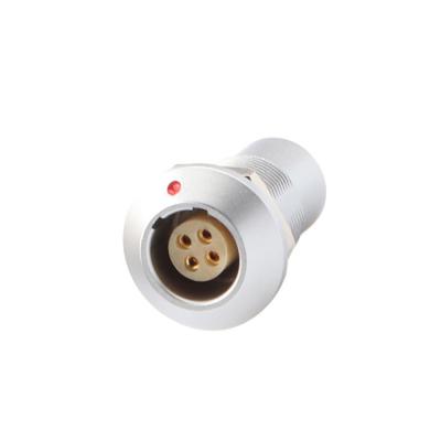 China B Series Z7 circular power connector 4P Female Vacuum Sealed Waterproof Socket Fixed Socket Nut Fixed IP68 for sale