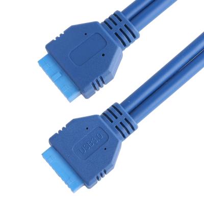 China Usb3.0 20p Idc Connector Ldpe Transparent 45p Blue PVC OEM / ODM for sale