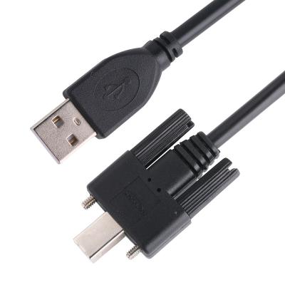 China trança Preto UL Conector de impressora cabo USB 2.0 Tipo A para Tipo B Bloqueio à venda