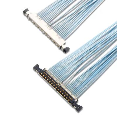 China IPEX 26P Micro Coaxial Cable 20496 Series 20496-026T-40 Lvds Display Cable for sale