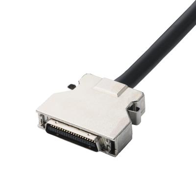 China SCSI MDR HPCN40M MALE Connector to FI-X30HL and HSG 51146-5P Customized Wiring Harness for sale