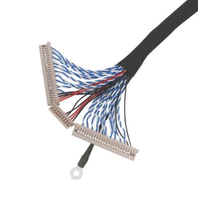 China Edp Lvds Edp Cable Assembly Hirose Df14-25s-1.25c Iso14001 1.25mm Pitch for sale