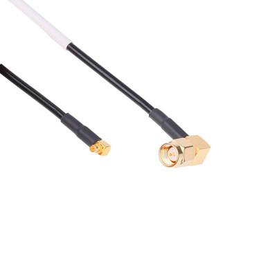 China RA MMCX Male Plug To Ra SMA Male Plug RF COAXIAL CABLE ASSEMBLY With HeatShrink for sale