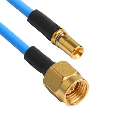 China ROHS Low PIM Flex TFT-5G-402 RF Coaxial Cable Double Shielded With Blue FEP Jacket OEM/ODM for sale