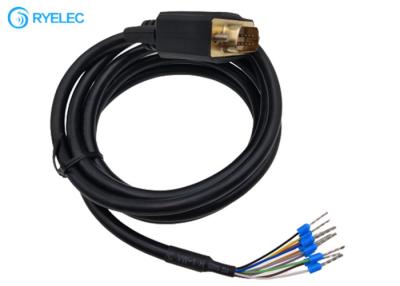 China Computer-Kabel Mann-RS232 VGA-DBs 9P DB9 zur Zwinge Mini Crimp Terminal Connector zu verkaufen