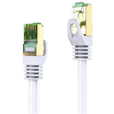 China RoHS 10m RJ45 Cat7 Flat Ethernet Cable  Shielded Twisted Pair for sale