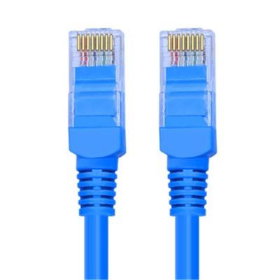 China golden Sleeved 1m Utp Category 6 Network Patch Cord  Double Shielding for sale