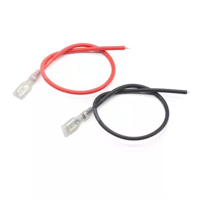 China PA46 Pure Copper Electrical Wires Harness With 6.3MM Cable Harness for sale