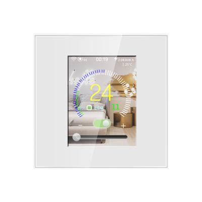 China Homekit Homekit Thermostat Smart Home Switch LCD Display Smart Switch with External Temperature Sensor for sale