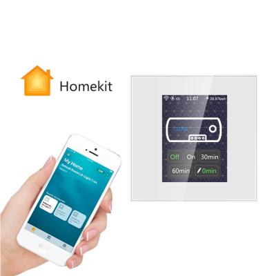 China latest design homekit 2021 lanbon 18 smart homekit lcd bolier switch home automation switch wifi wall switch for sale