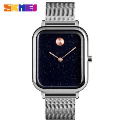 China New Luxury Water Resistant SKMEI 9187 Men's Quartz Watch Starry Sky Casual Fashion Wristwatch Waterproof Male Men's Watches for sale