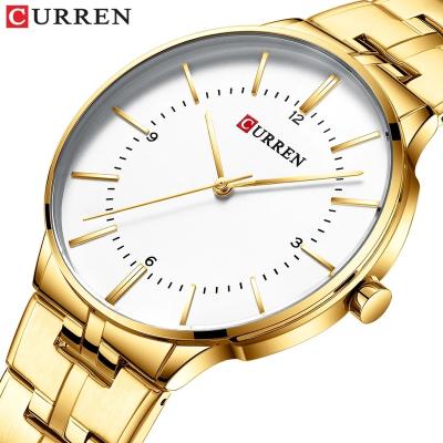 China water resistant curren 8231 2022 men quartz watches fashion man quartz analog waterproof mens curren watch 8321 for curren for sale