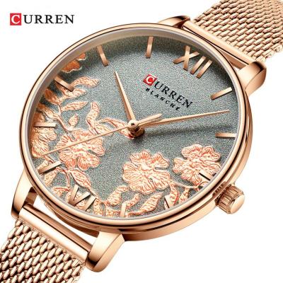 China CURREN 9065 Water Resistant Women Watches Waterproof Top Luxury Classic Band Strap Stainless Steel Ladies Wristwatch Gold Brand Female Clock for sale