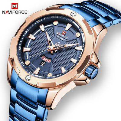 China Day/Date NAVIFORCE 9161 2019 Military Luxury Casual Clock Quartz Men Watch Fashion Relogio Masculino Waterproof Watches for sale