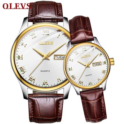 China OLEVS 5568 non-specific sale men's watches new best than life waterproof sports quartz watch lover's couple synchronizes calendar watches for sale