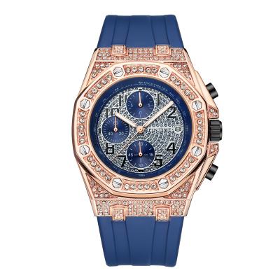 China PINTIME PT2721 Chronograph Brand Business Leisure Wristwatch Multifunctional Luxury Men Waterproof Calendar Diamond Quartz Watch Luminous for sale