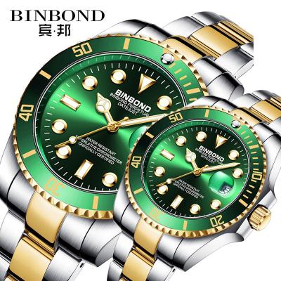 China Top Brand Automatic Date BINBOND B920 Date Clock Luxury Luminous Waterproof Sport Watches Relogio Masculino Quartz Men's Wristwatch for sale