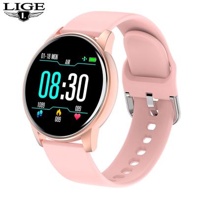 China GPS Navigation LIGE Women Smart Watch Weather Forecast Activity Tracker Heart Rate Monitor Sports Ladies Real Time Watch For Android IOS for sale