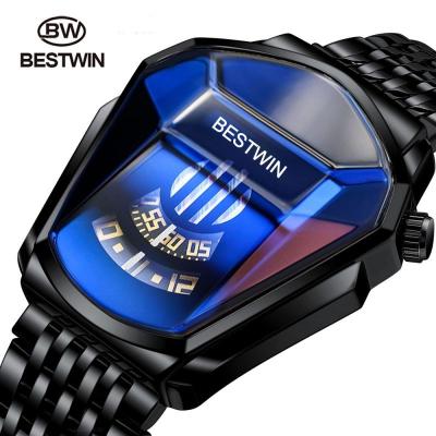 China BESTWIN 6615M Brand Couple Luxury Water Resistant Fashion Sports Watch Casual Quartz Men Wrist Watch New Design Military Top Lovers Synchronize for sale