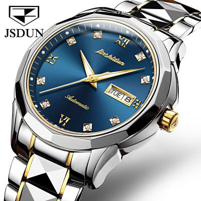 China JSDUN 8813 Automatic Date Mechanical Watch Sapphire Crystal Waterproof Luxury Watches Automatic For Top Clock Men Brand Wristwatch Montre Homme for sale