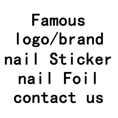 China New Arrival Brand Logo Star Nail Designer Transfer Fast Dry Foil Volume For Nail Art for sale