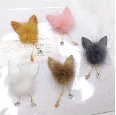 China New Come Fashionable Cat Rose Magnet Magnetic Nail Charm Colorful Pom Pom For Nail Art for sale