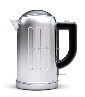 China Retro 360 Degree Rotation Base Stainless Steel Cordless Kettle for sale