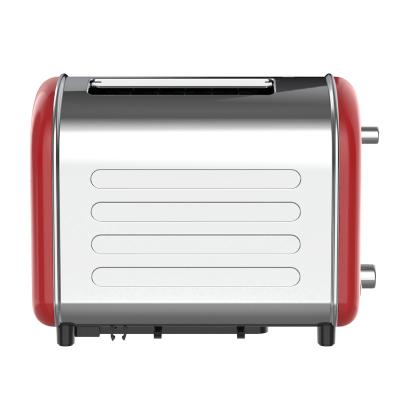 China Retro Household Home Appliance 2 Slots Stainless Steel Toaster for sale