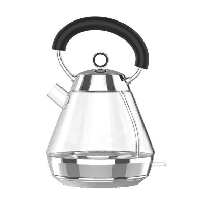 China 360 Degree Rotation Base Kettle Stainless Steel Kettle Electric Glass Tea Kettle for sale