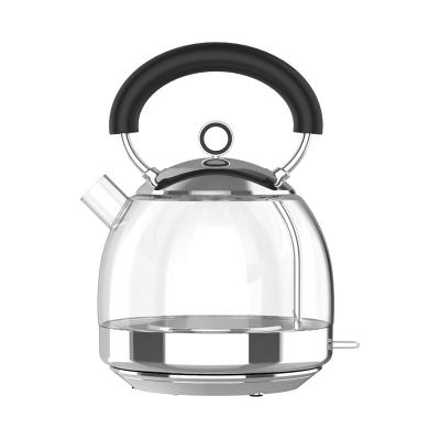 China 360 Degree Rotation Base Kettle Stainless Steel Kettle Electric Glass Tea Kettle for sale